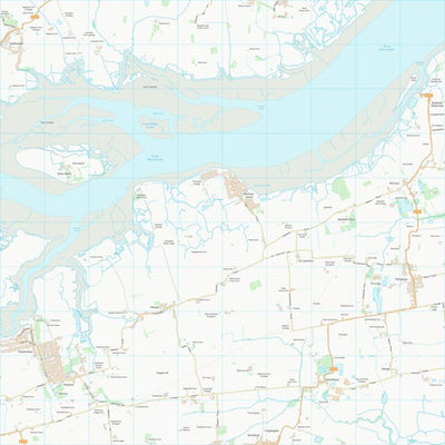 UK Topographic Maps Maldon District (B) (TL90) digital map