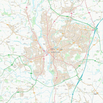 UK Topographic Maps Malvern Hills District (SO85) digital map