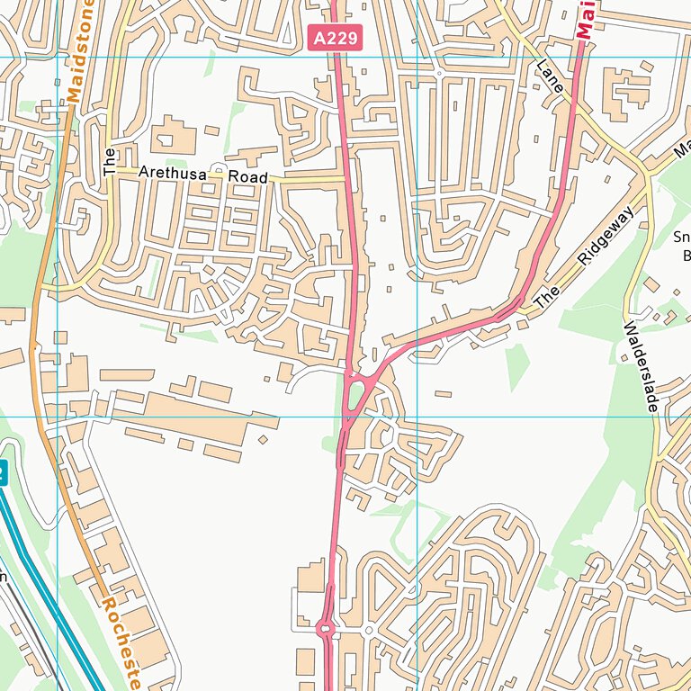 Medway (B) (TQ76) Map by UK Topographic Maps | Avenza Maps