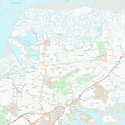 UK Topographic Maps Medway (B) (TQ77) digital map