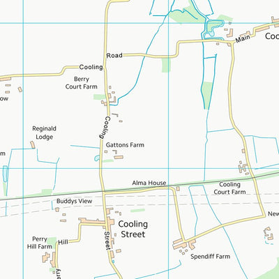 UK Topographic Maps Medway (B) (TQ77) digital map