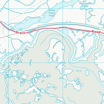 UK Topographic Maps Medway (B) (TQ87) digital map