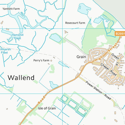 UK Topographic Maps Medway (B) (TQ87) digital map