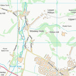 UK Topographic Maps Mendip District (ST54) digital map