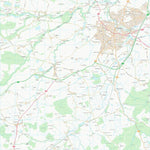 UK Topographic Maps Mendip District (ST74) digital map