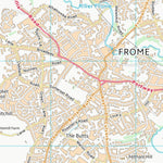 UK Topographic Maps Mendip District (ST74) digital map