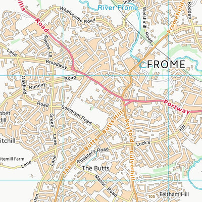 UK Topographic Maps Mendip District (ST74) digital map