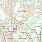 UK Topographic Maps Merthyr Tudful - Merthyr Tydfil (SO00) digital map