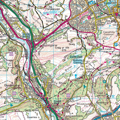 UK Topographic Maps Mid Argyll Ward 1 (1:50,000) digital map