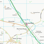 UK Topographic Maps Mid Devon District (SS70) digital map