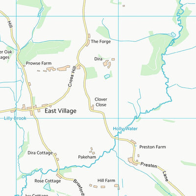 UK Topographic Maps Mid Devon District (SS80) digital map