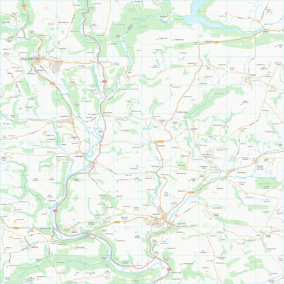 UK Topographic Maps Mid Devon District (SS92) digital map