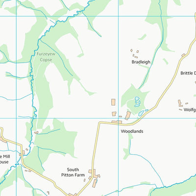 UK Topographic Maps Mid Devon District (SX79) digital map