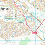 UK Topographic Maps Mid Suffolk District (TM05) digital map