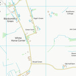 UK Topographic Maps Mid Suffolk District (TM16) digital map