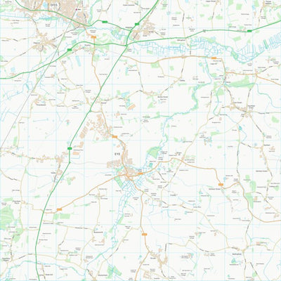 UK Topographic Maps Mid Suffolk District (TM17) digital map