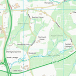 UK Topographic Maps Mid Sussex District (TQ22) digital map