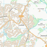 UK Topographic Maps Mid Sussex District (TQ32) digital map