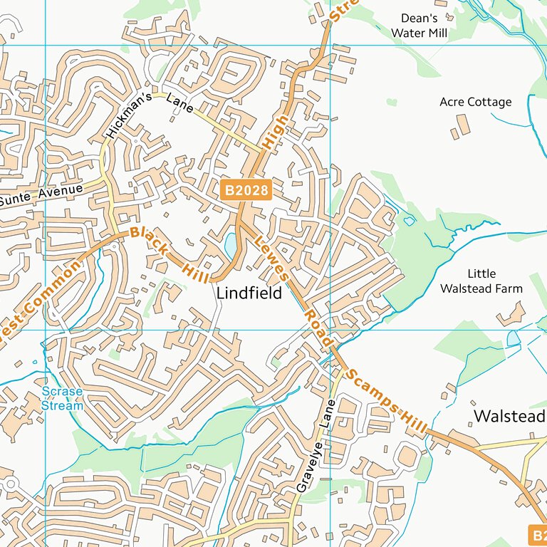 Mid Sussex District (TQ32) Map by UK Topographic Maps | Avenza Maps