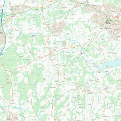 UK Topographic Maps Mid Sussex District (TQ33) digital map