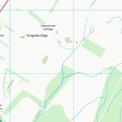 UK Topographic Maps Midlothian (NT25) digital map