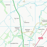 UK Topographic Maps Midlothian (NT25) digital map