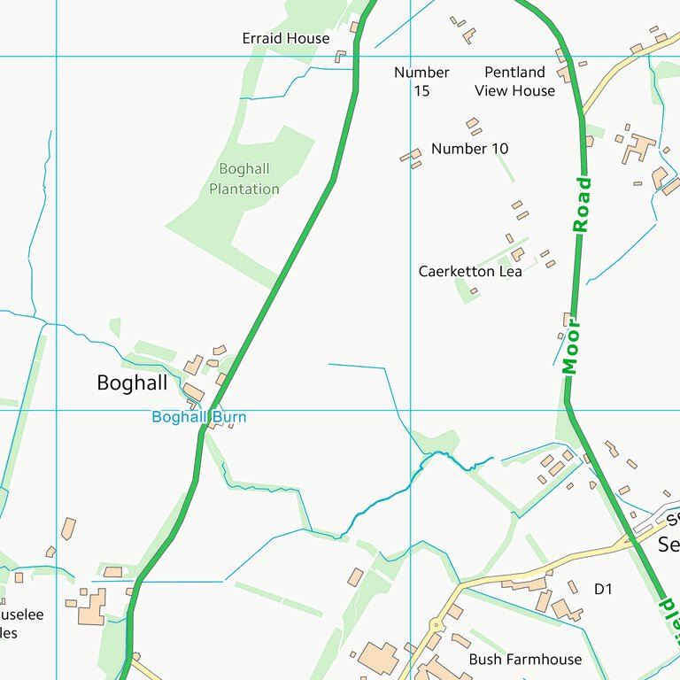 Midlothian (NT26) Map by UK Topographic Maps | Avenza Maps