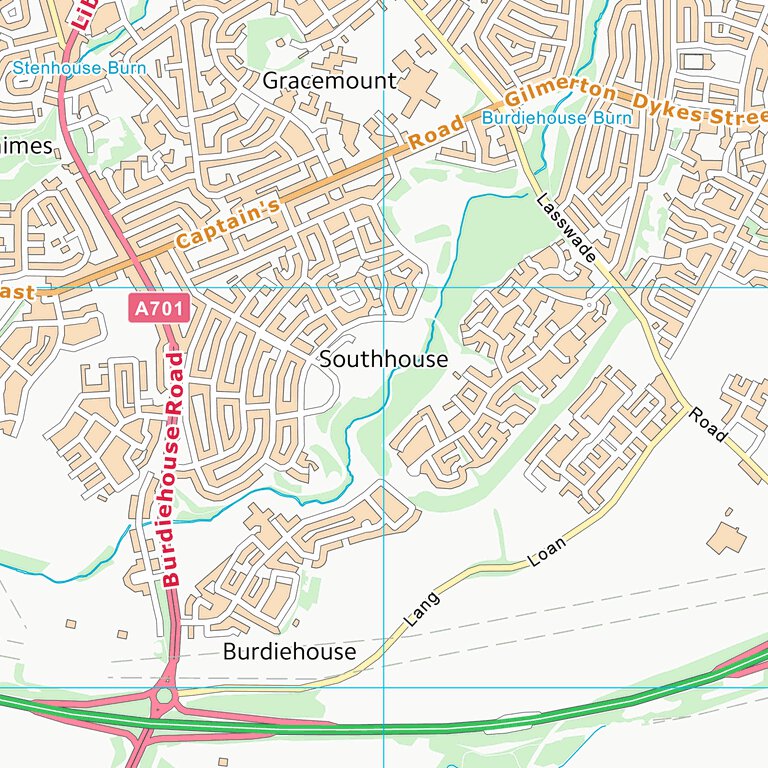 Midlothian (NT26) Map by UK Topographic Maps | Avenza Maps