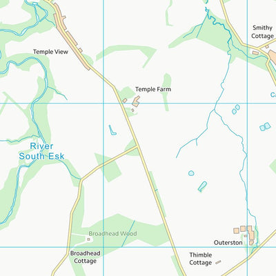 UK Topographic Maps Midlothian (NT35) digital map