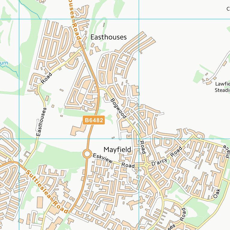 Midlothian (NT36) Map by UK Topographic Maps | Avenza Maps