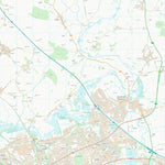 UK Topographic Maps Milton Keynes (B) (SP84) digital map