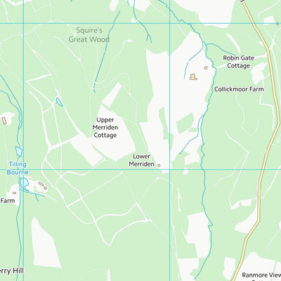 UK Topographic Maps Mole Valley District (TQ14) digital map