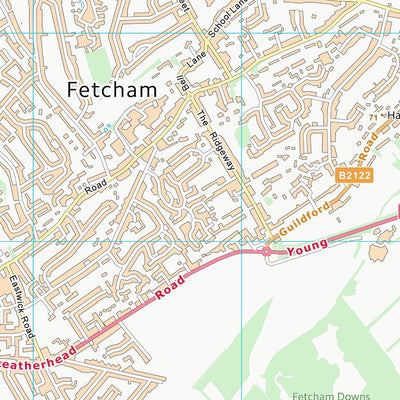 UK Topographic Maps Mole Valley District (TQ15) digital map