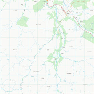 UK Topographic Maps Moray (NJ11) digital map
