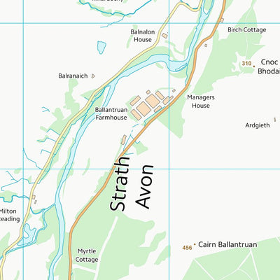 UK Topographic Maps Moray (NJ12) digital map
