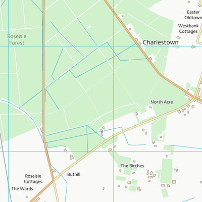 UK Topographic Maps Moray (NJ16) digital map