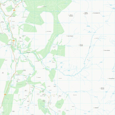 UK Topographic Maps Moray (NJ22) digital map