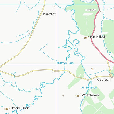 UK Topographic Maps Moray (NJ32) digital map