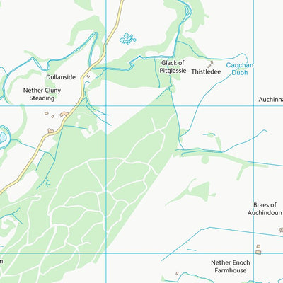 UK Topographic Maps Moray (NJ33) digital map