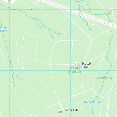UK Topographic Maps Moray (NJ35) digital map