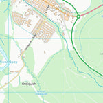 UK Topographic Maps Moray (NJ35) digital map
