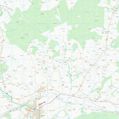 UK Topographic Maps Moray (NJ45) digital map