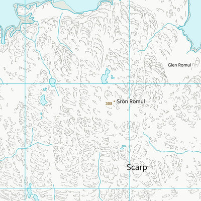 UK Topographic Maps Na h-Eileanan an Iar (NA91) digital map