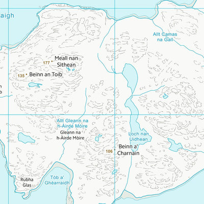 UK Topographic Maps Na h-Eileanan an Iar (NB01) digital map