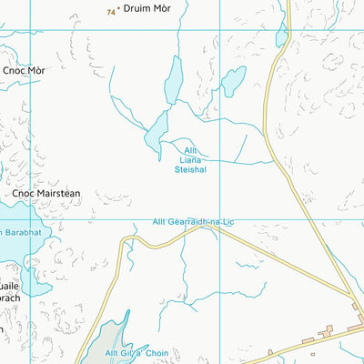 UK Topographic Maps Na h-Eileanan an Iar (NB03) digital map