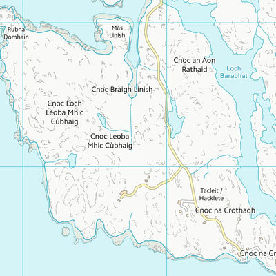 UK Topographic Maps Na h-Eileanan an Iar (NB13) digital map