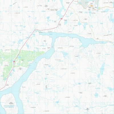 UK Topographic Maps Na h-Eileanan an Iar (NB21) digital map