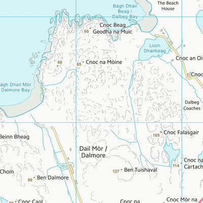 UK Topographic Maps Na h-Eileanan an Iar (NB24) digital map
