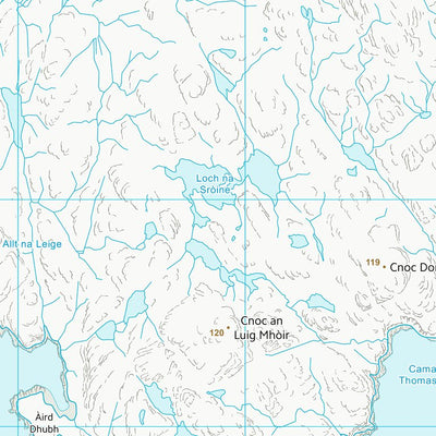 UK Topographic Maps Na h-Eileanan an Iar (NB30) digital map
