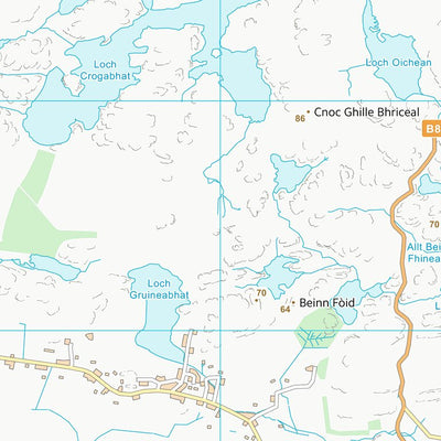 UK Topographic Maps Na h-Eileanan an Iar (NB32) digital map